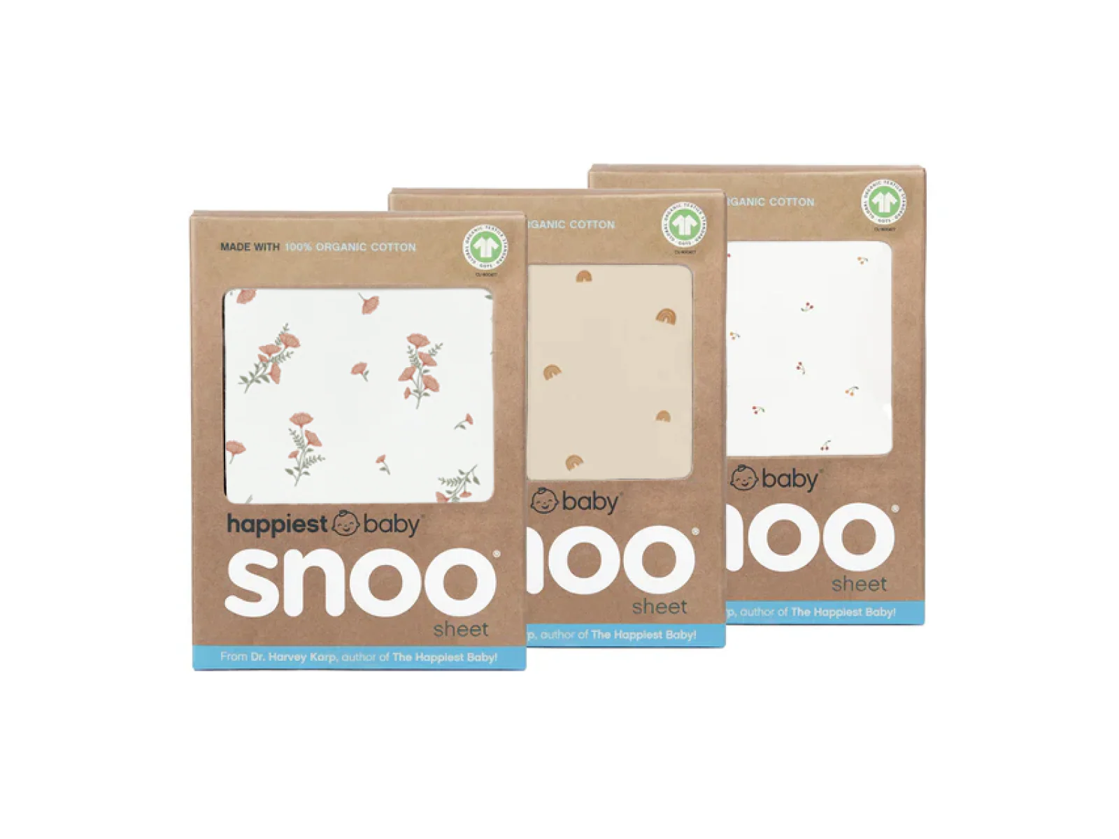 100% Organic Cotton Baby Bassinet Sheets for SNOO - Image 11