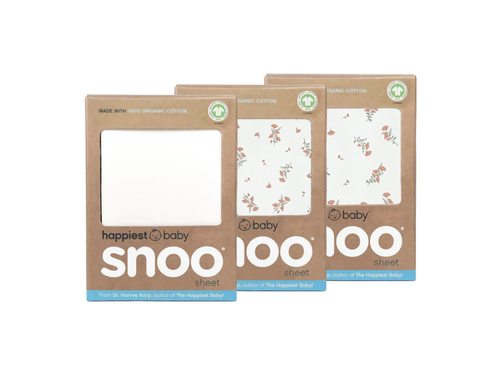 100% Organic Cotton Baby Bassinet Sheets for SNOO - Image 12