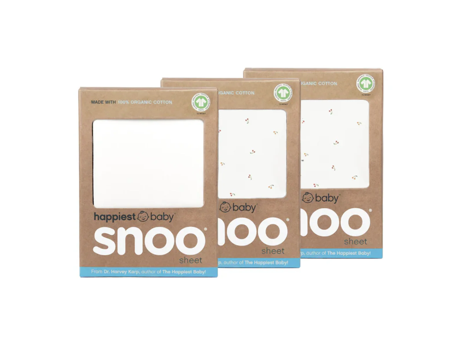 100% Organic Cotton Baby Bassinet Sheets for SNOO - Image 13