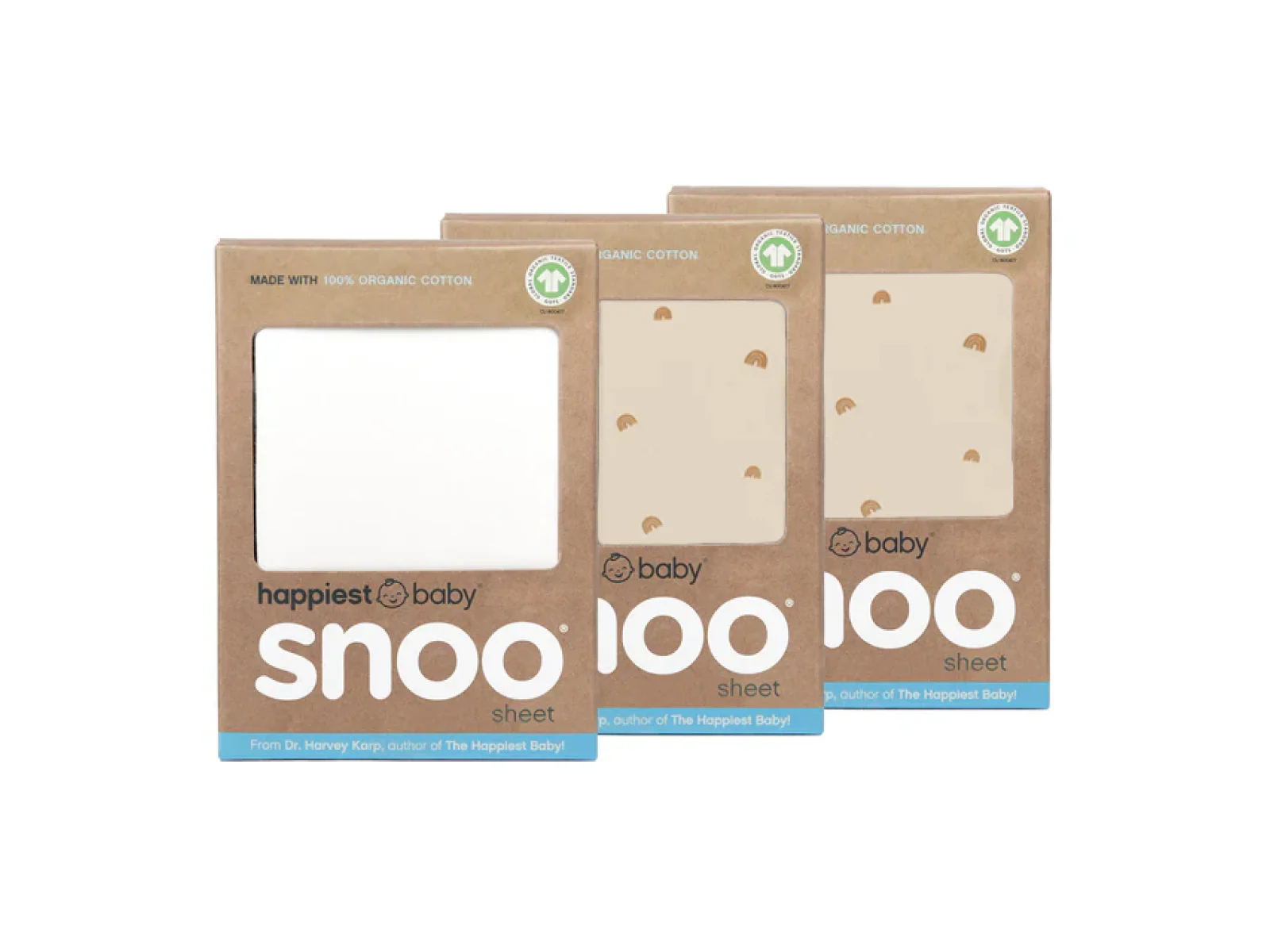 100% Organic Cotton Baby Bassinet Sheets for SNOO - Image 14