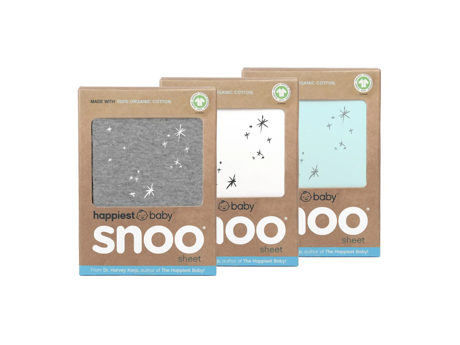 100% Organic Cotton Baby Bassinet Sheets for SNOO - Image 4