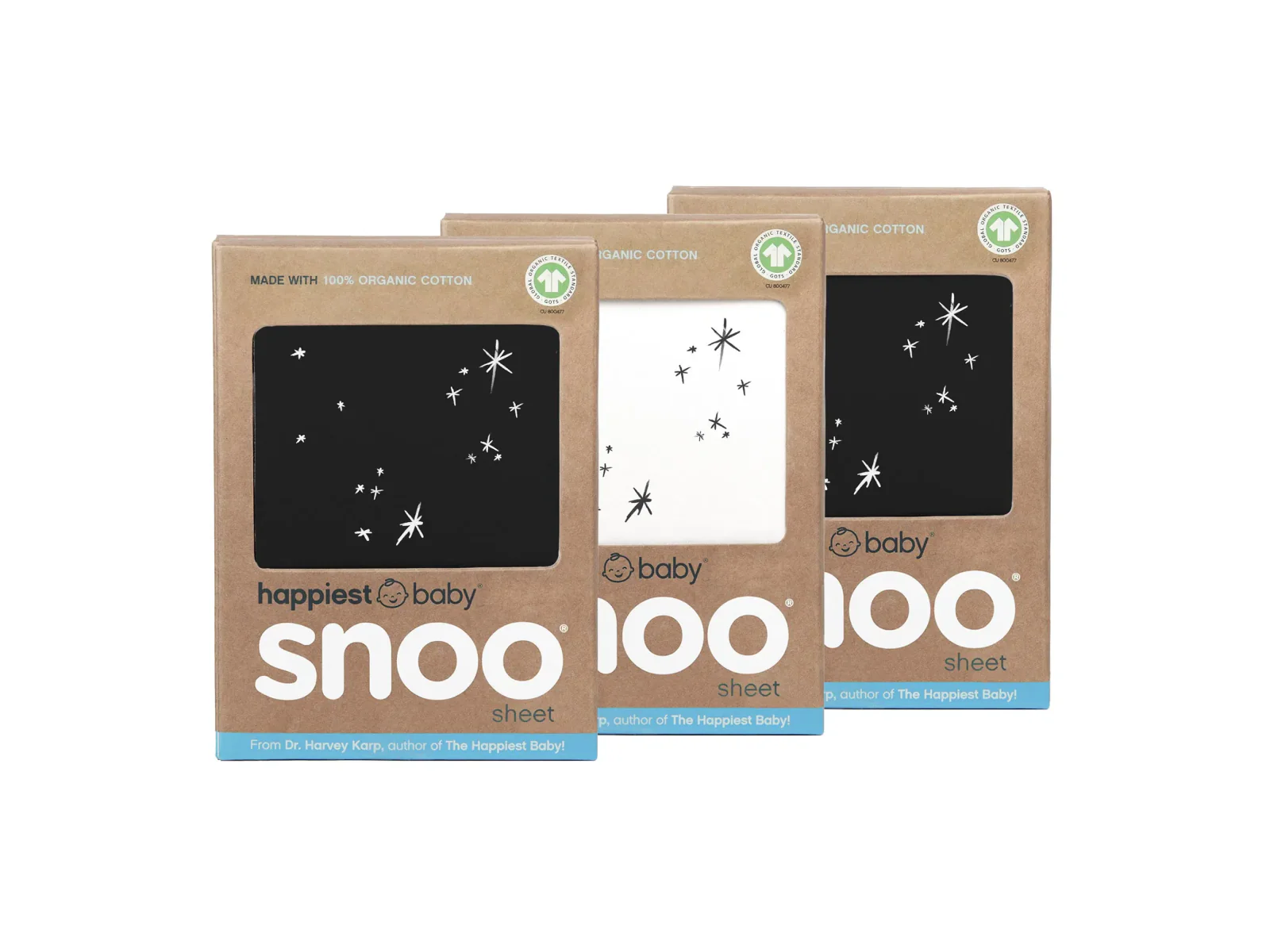 100% Organic Cotton Baby Bassinet Sheets for SNOO - Image 5